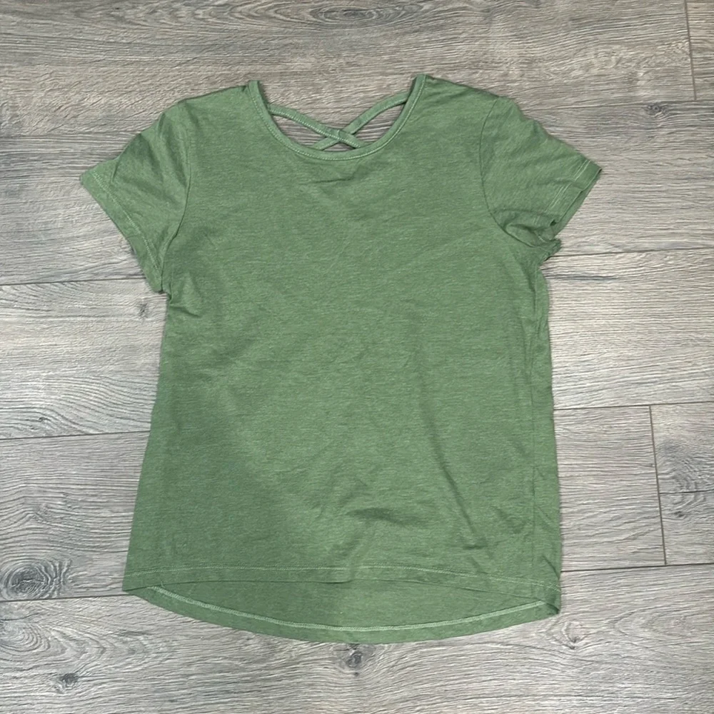 Old Navy Girls Softest Green T-Shirt